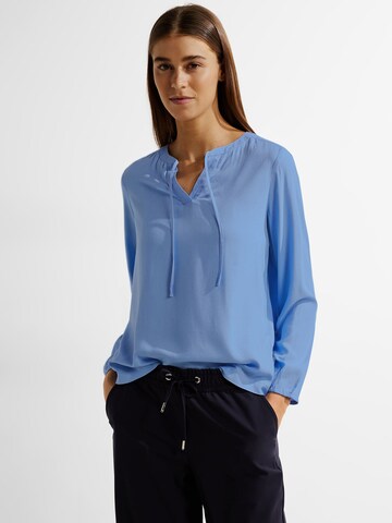 CECIL Blouse in Blue: front