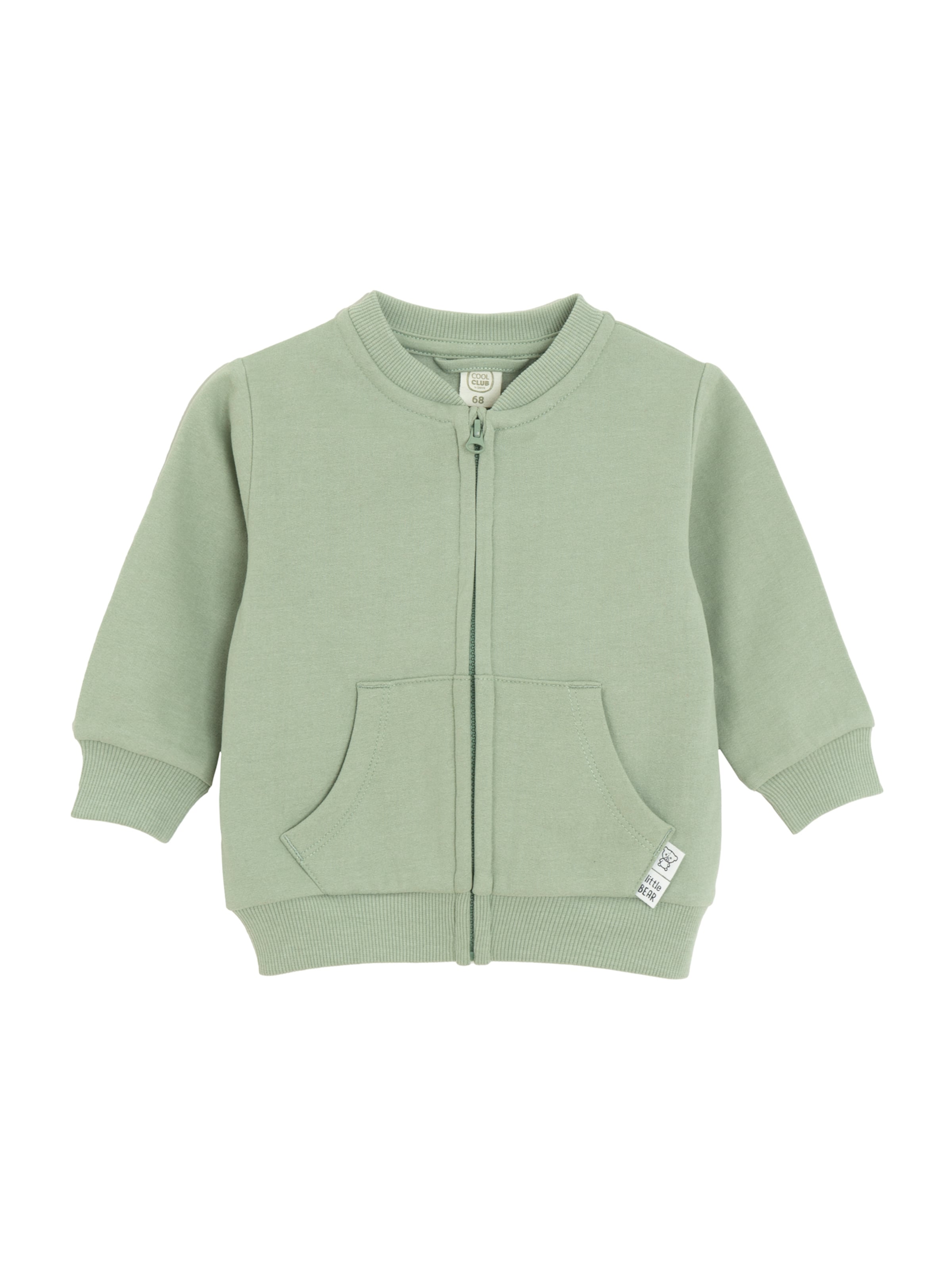 Giacca di felpa di Cool Club in verde: frontale