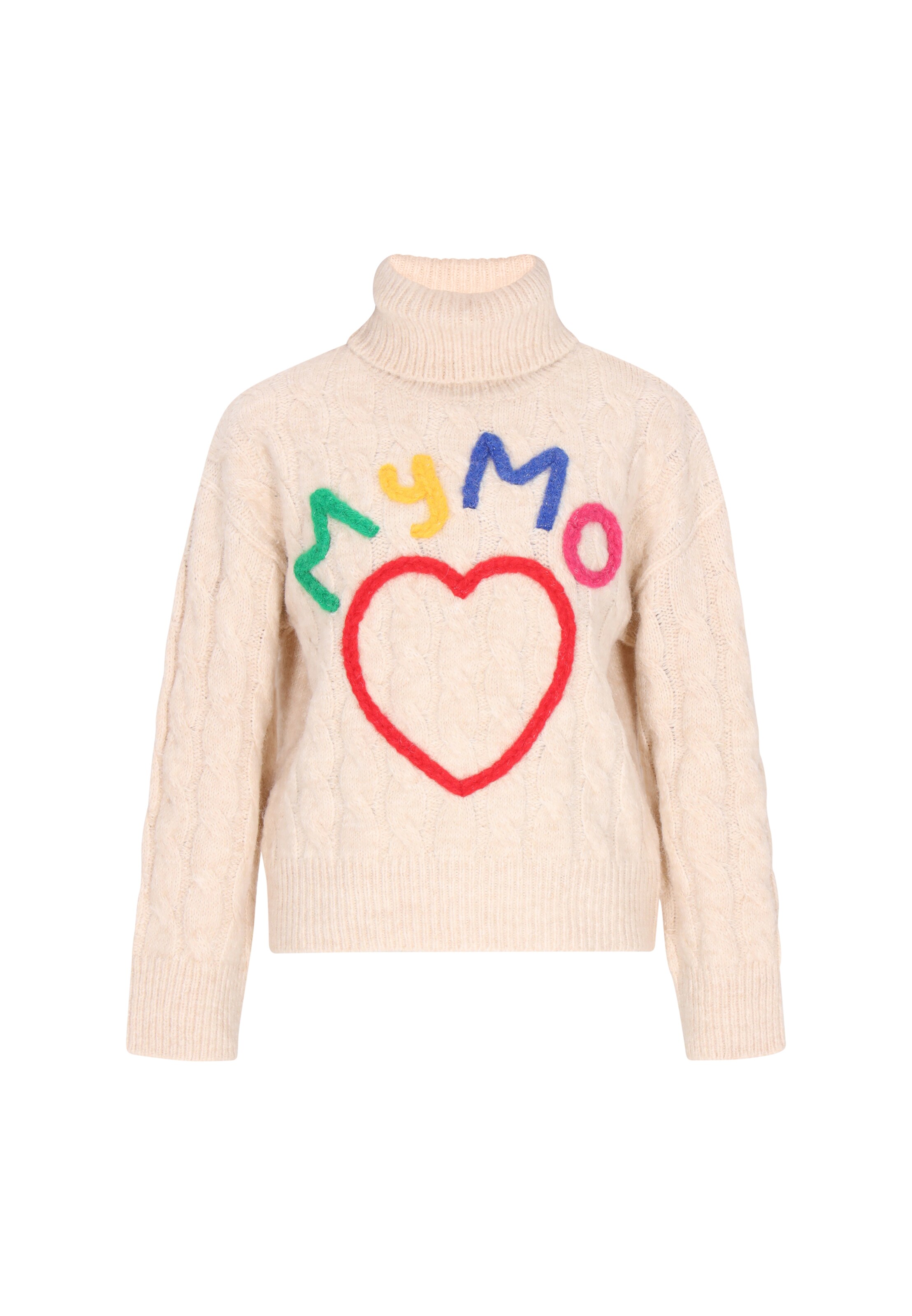 Pull-over MYMO en beige : devant