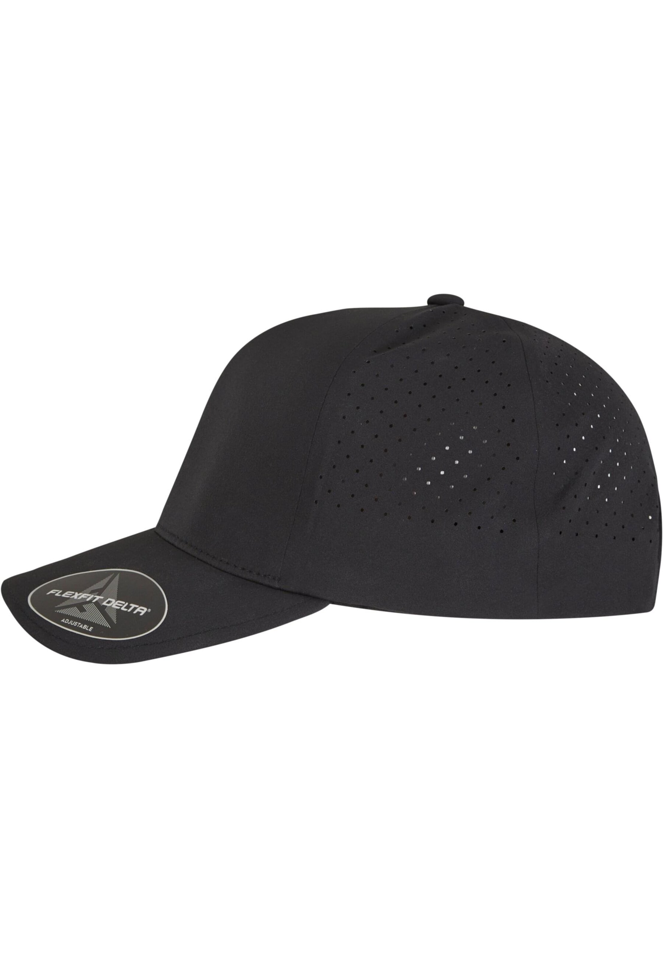 Șapcă 'Delta' de la Flexfit pe negru