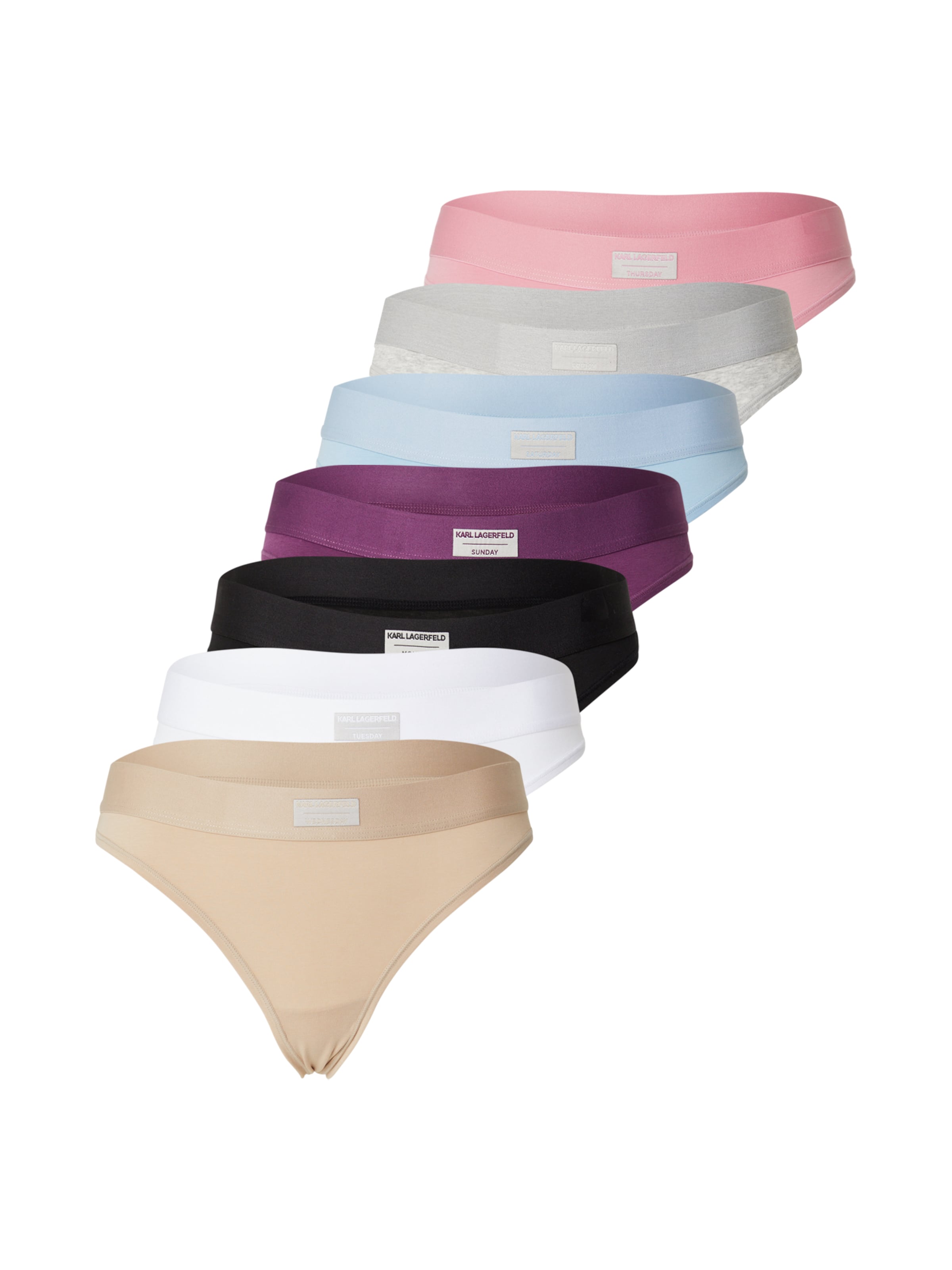 Tanga de la Karl Lagerfeld pe bej: față