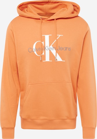 Calvin Klein Jeans Sweatshirt 'Essentials' in Orange: front