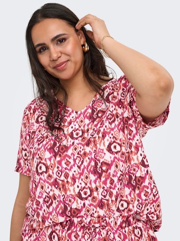 ONLY Carmakoma Blus 'CARHavana' i rosa