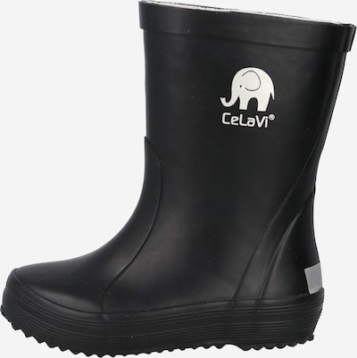 CeLaVi Gummistiefel in 20 in schwarz / weiß, Produktansicht