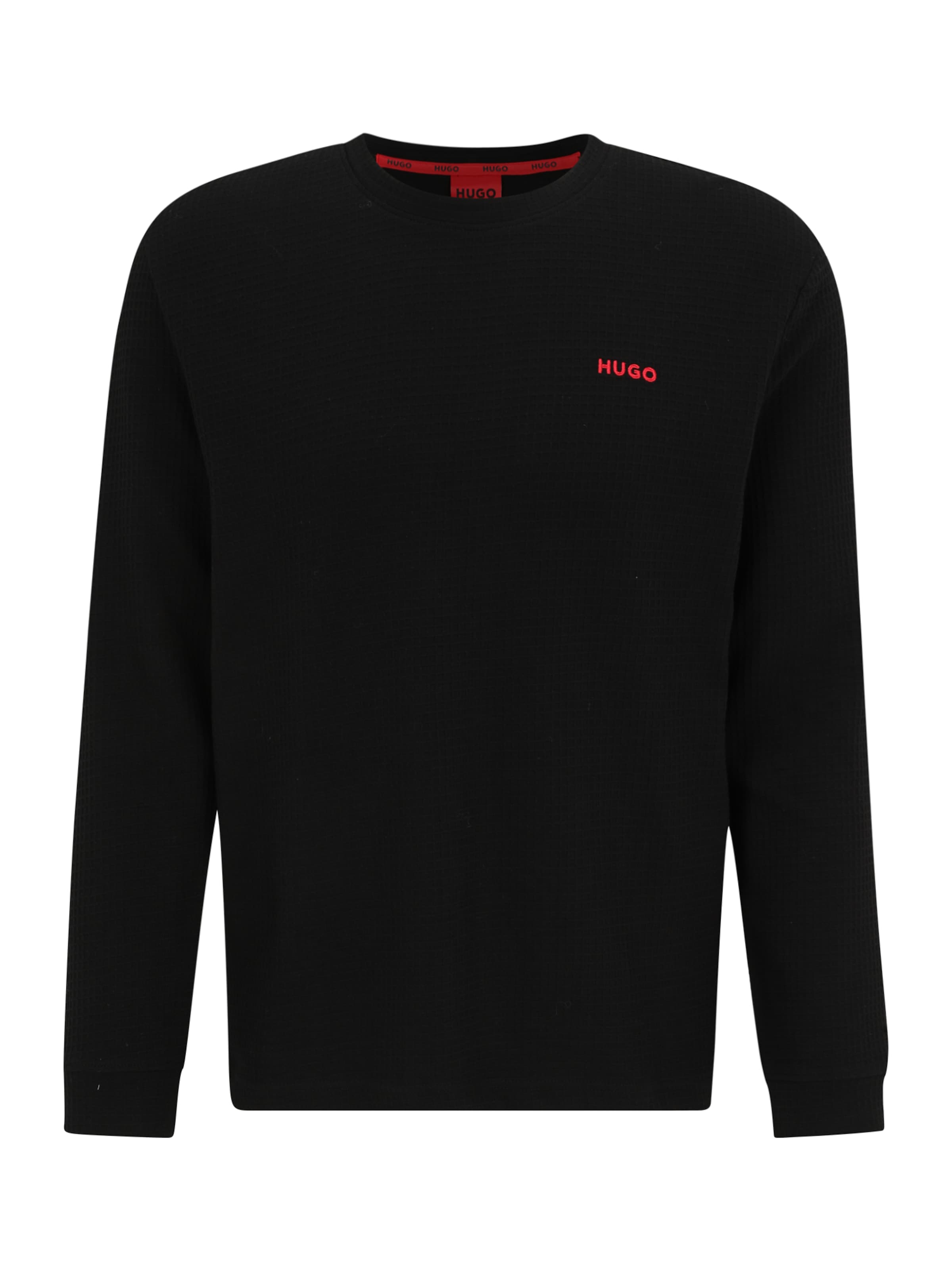 HUGO T-shirt 'Austin' i svart: framsida