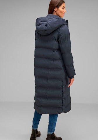 STREET ONE Zimní kabát – modrá