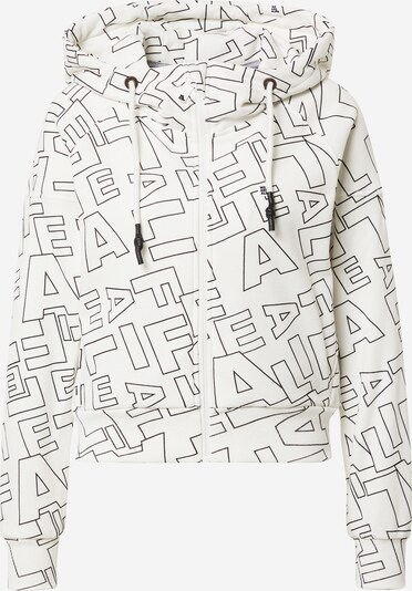 Alife and Kickin Veste de survêtement 'Cara' en noir / blanc, Vue avec produit