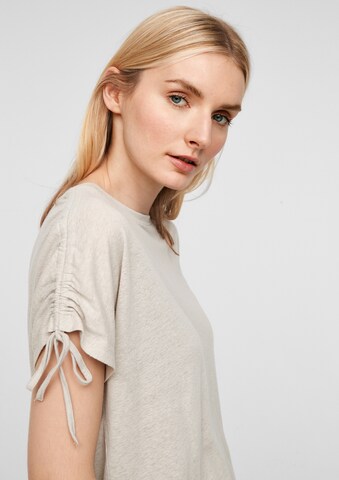 QS T-Shirt in Beige
