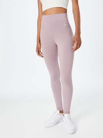 Champion Authentic Athletic Apparel Skinny Legíny – fialová: přední strana