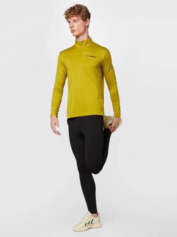 ADIDAS TERREX Performance Shirt 'Multi ' in Yellow