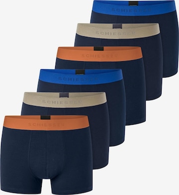 SCHIESSER Boxer shorts '95/5 Cotton' in Blue: front