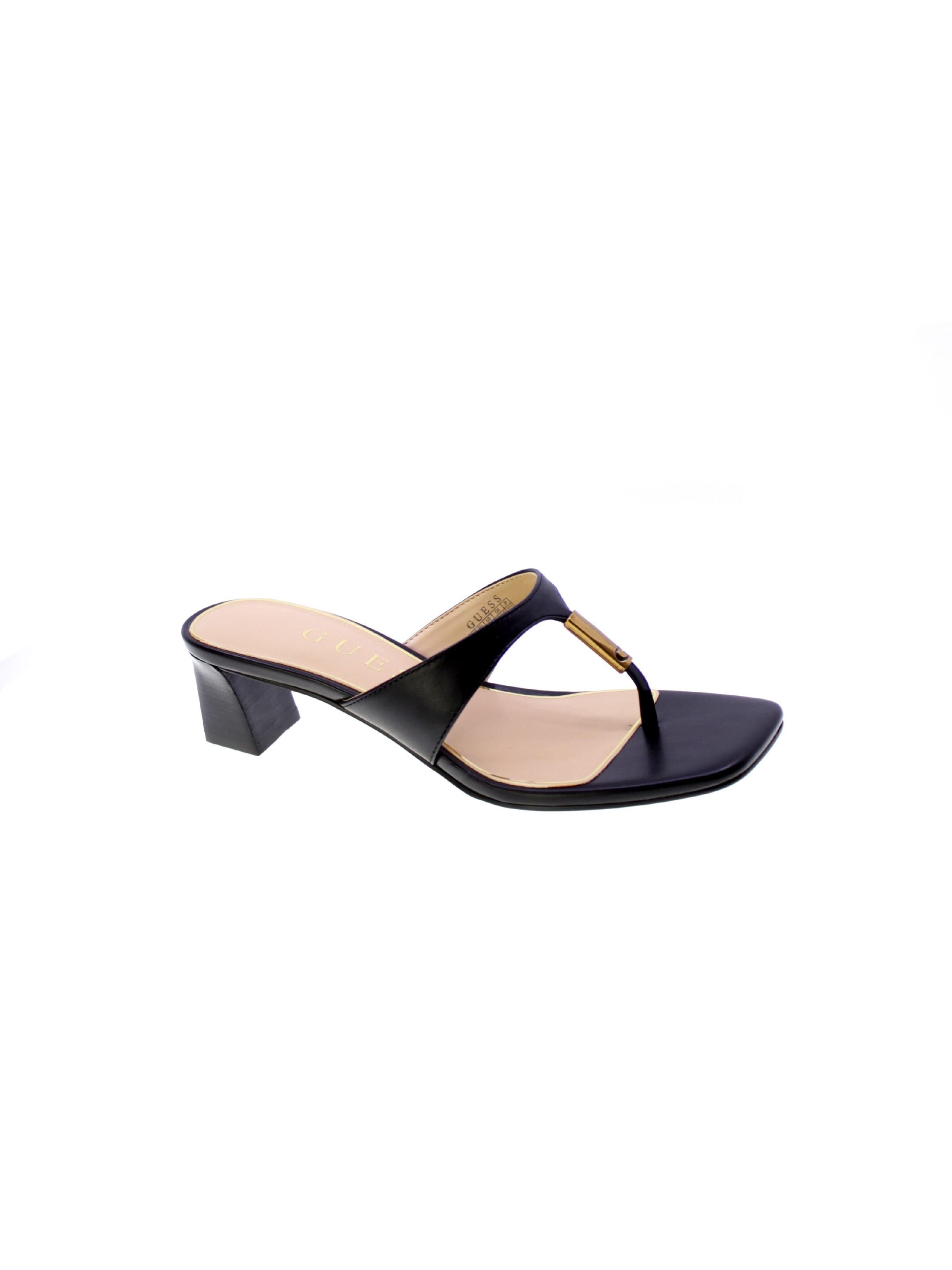 GUESS Sandály – černá