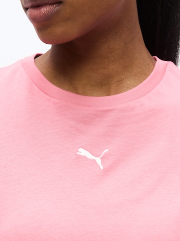 rožinė PUMA Sportiniai marškinėliai 'Ess'