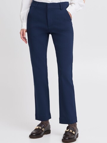 regular Pantaloni chino ' BYDIXI STRAIGHT PANTS - ' di b.young in blu: frontale