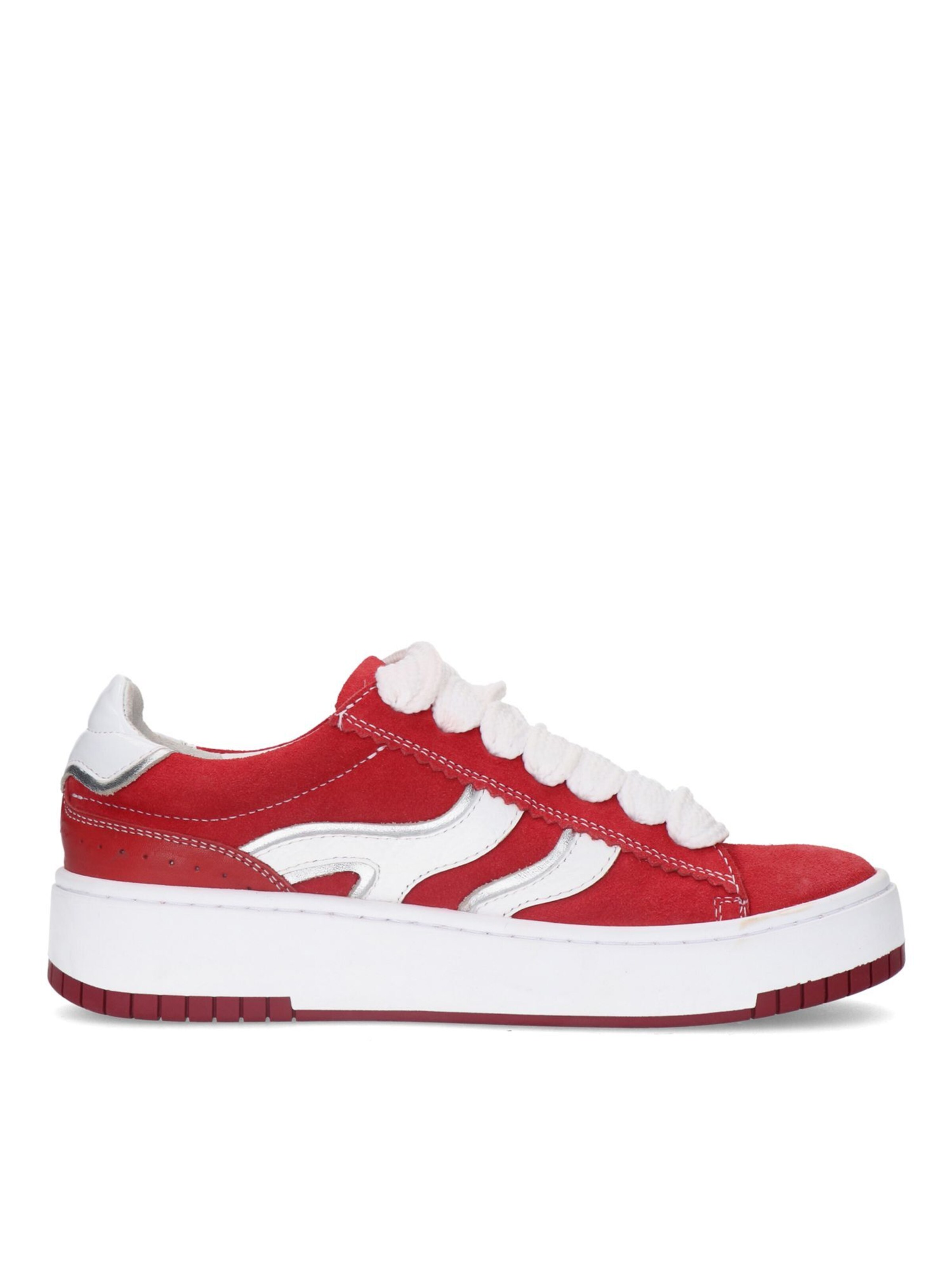 Baskets basses SACHA en rouge