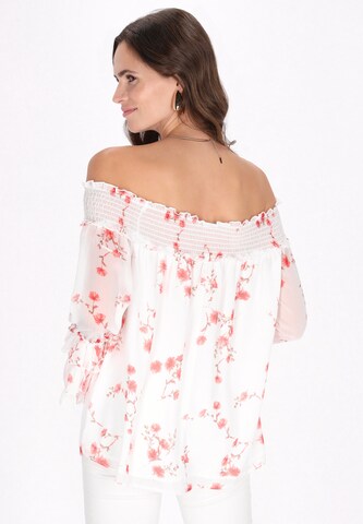 faina - Blusa 'Fashion Look' en blanco