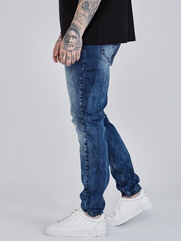 SikSilk Regular Jeans in Blauw