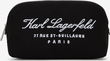 Karl Lagerfeld Make up tas in Zwart: voorkant
