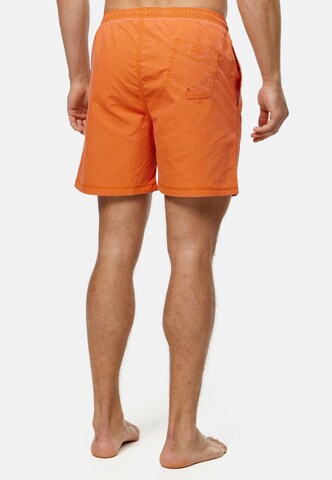 INDICODE JEANS Badehose 'Ace' in Orange