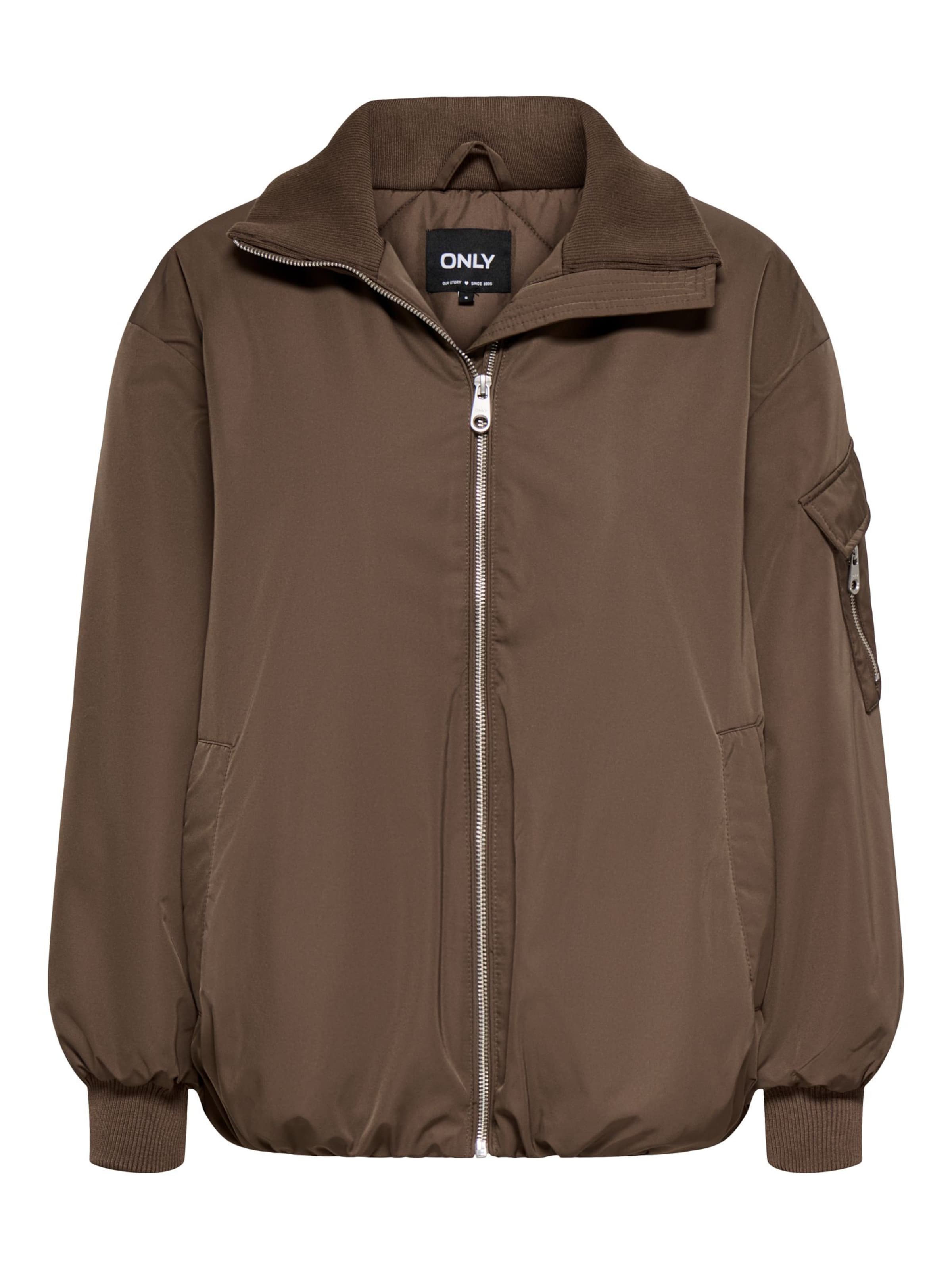 Veste mi-saison 'ONLMiriam' ONLY en marron : devant