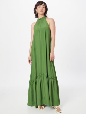 Sisley - Vestido em verde: frente