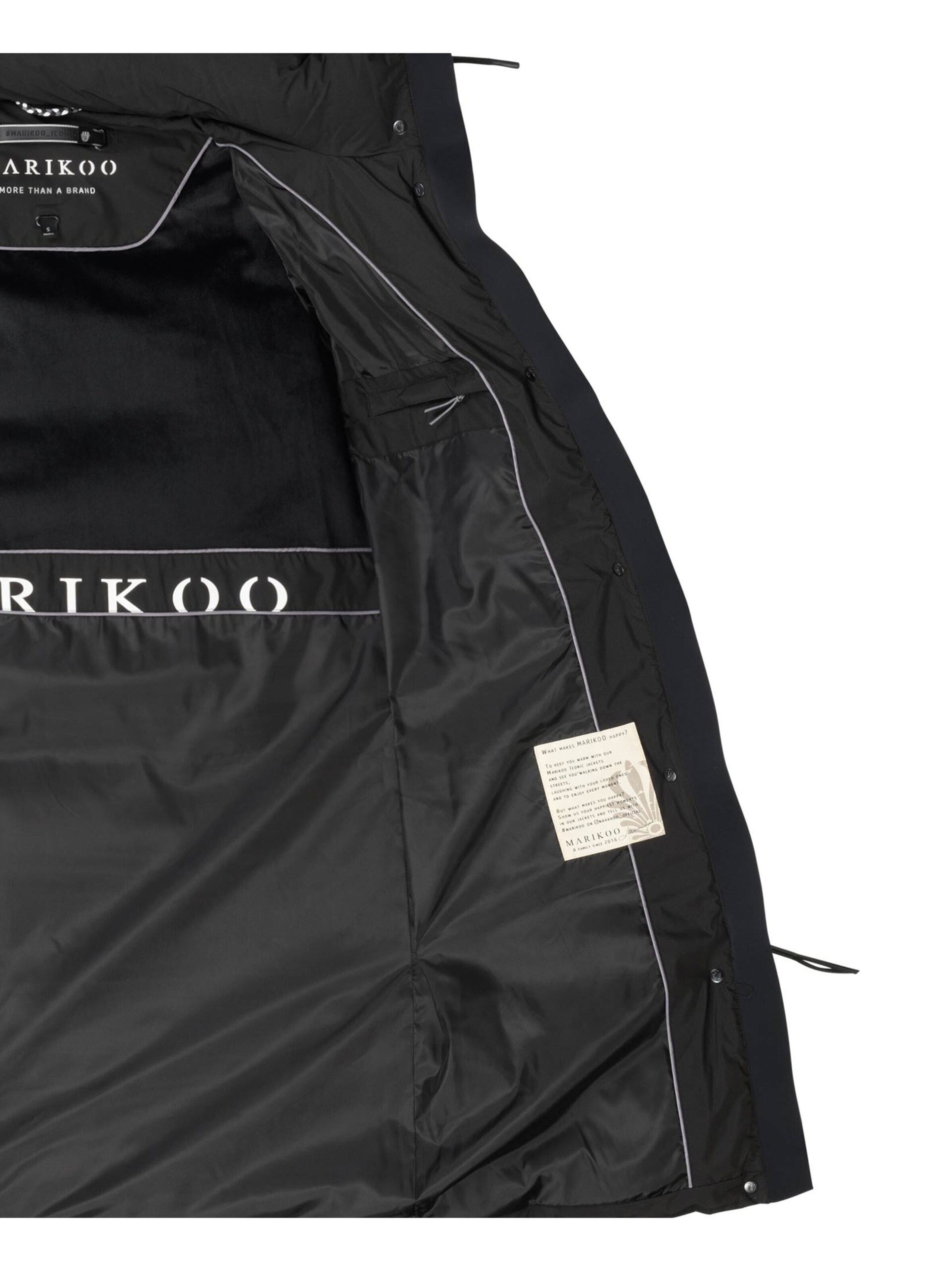 MARIKOO Winter Coat 'Tabiaa' in Black