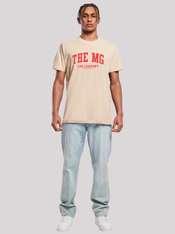 T-Shirt 'British Motor Heritage The MG Car Company' F4NT4STIC en beige