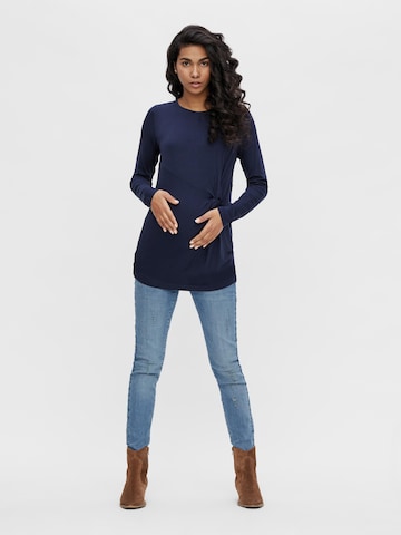 MAMALICIOUS Shirt 'Karely' in Blauw