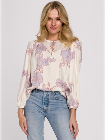 Makover - Blusa en beige: frente