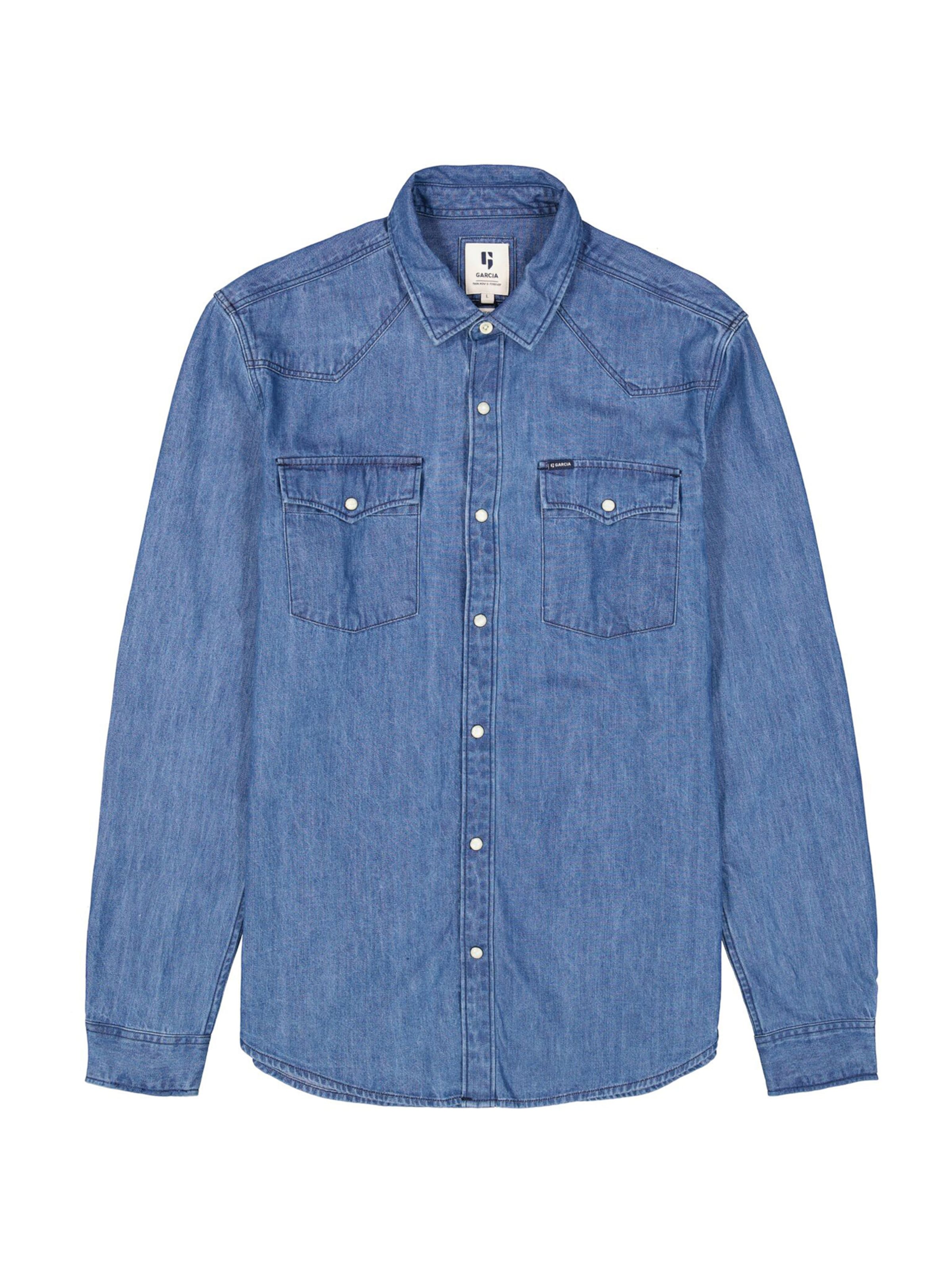 Regular fit Camicia di GARCIA in blu: frontale