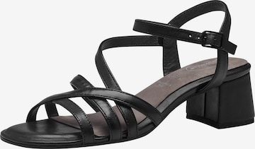 TAMARIS Sandals in Black: front