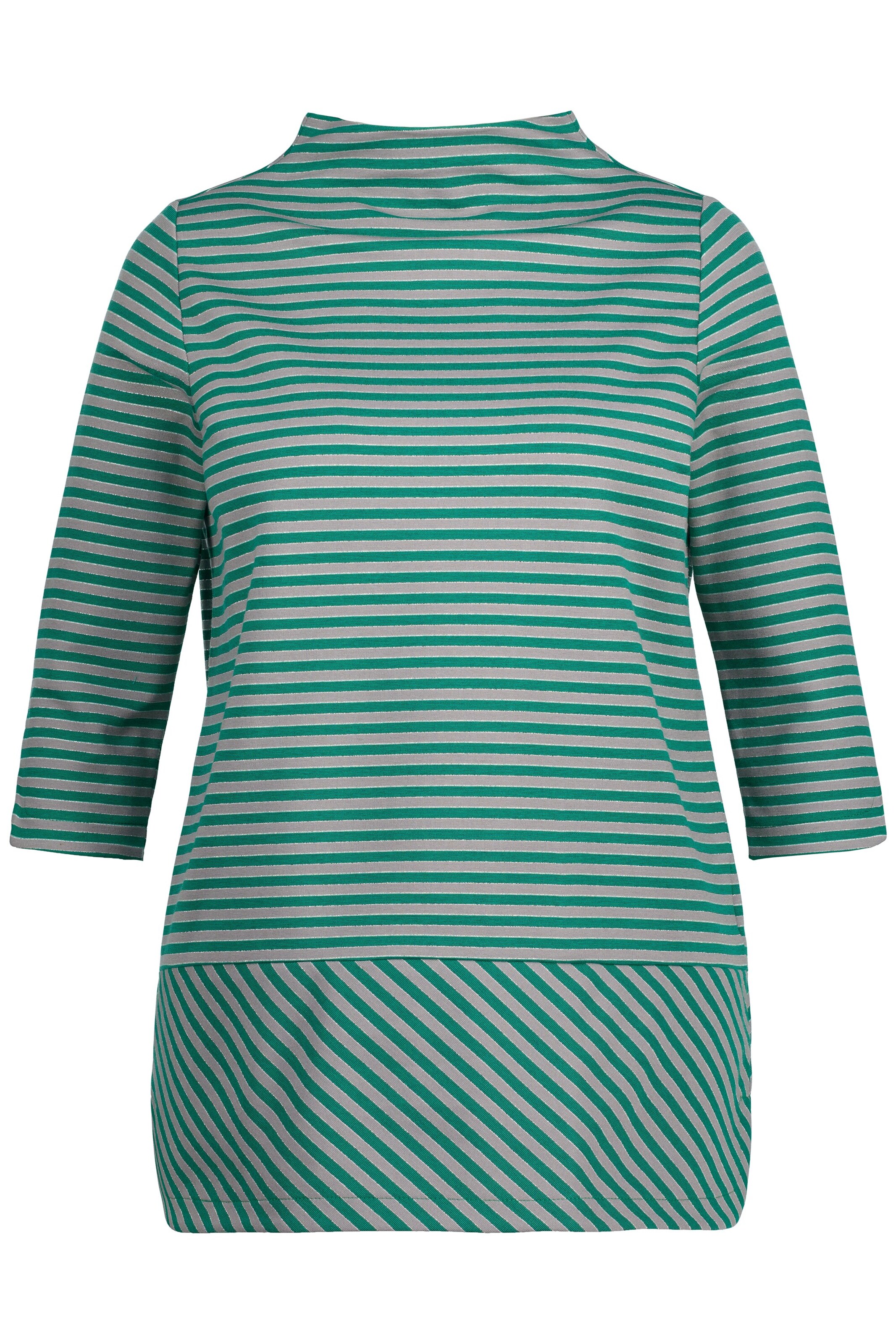 Ulla Popken Shirt in Grün: Vorderseite