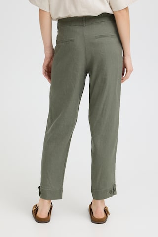 Effilé Pantalon à pince 'LUCA' Pulz en vert
