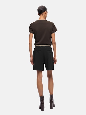 PINKO Tričko 'PINKO BASICO T-SHIRT JERSEY LOGO PINKO GOMMATO T-SHIRT' – hnědá