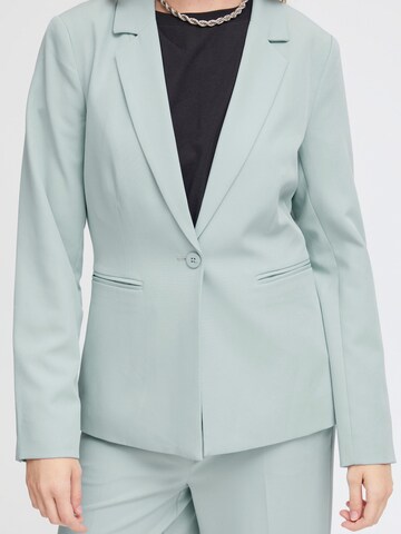 ICHI Slim fit Blazer 'LEXI' in Green