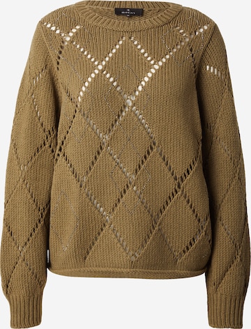 Pullover di monari in verde: frontale