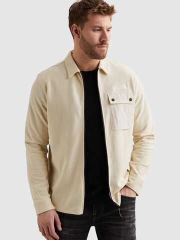 Giacca di mezza stagione 'PME LEGEND - Shirt jacket with  zipper closure and badge' di PME Legend in beige: frontale