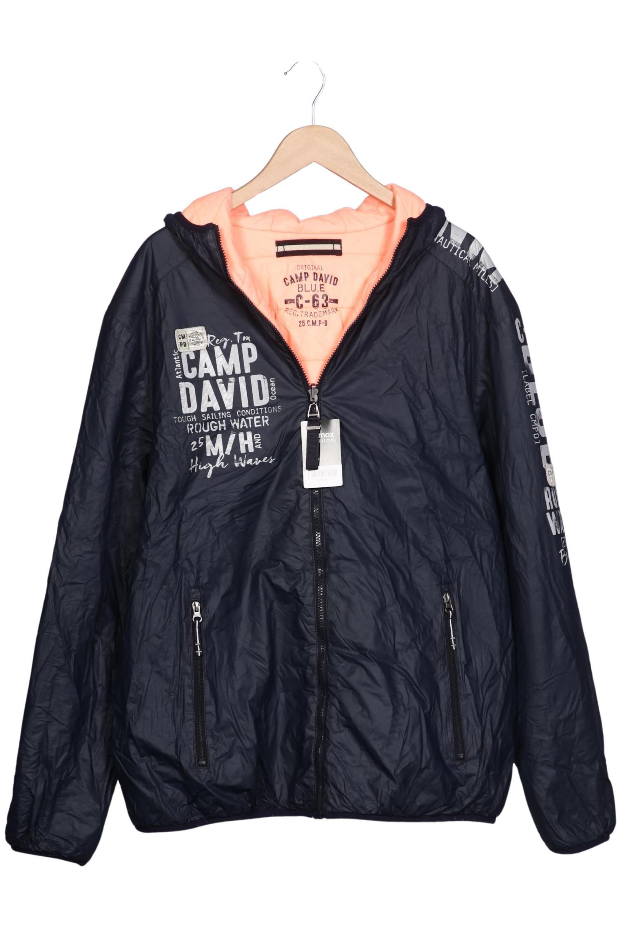 CAMP DAVID Jacket & Coat in XXXL in Blue: front