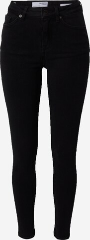 Skinny Jean SELECTED FEMME en noir : devant