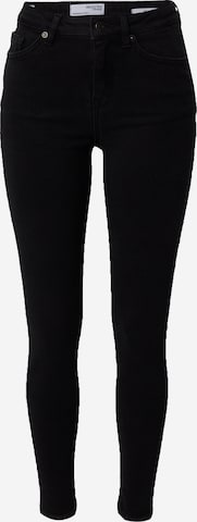 Skinny Jeans de la SELECTED FEMME pe negru: față