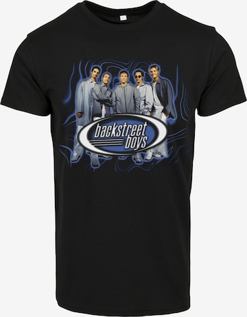 Merchcode Shirt 'Backstreet Boys' in Zwart: voorkant