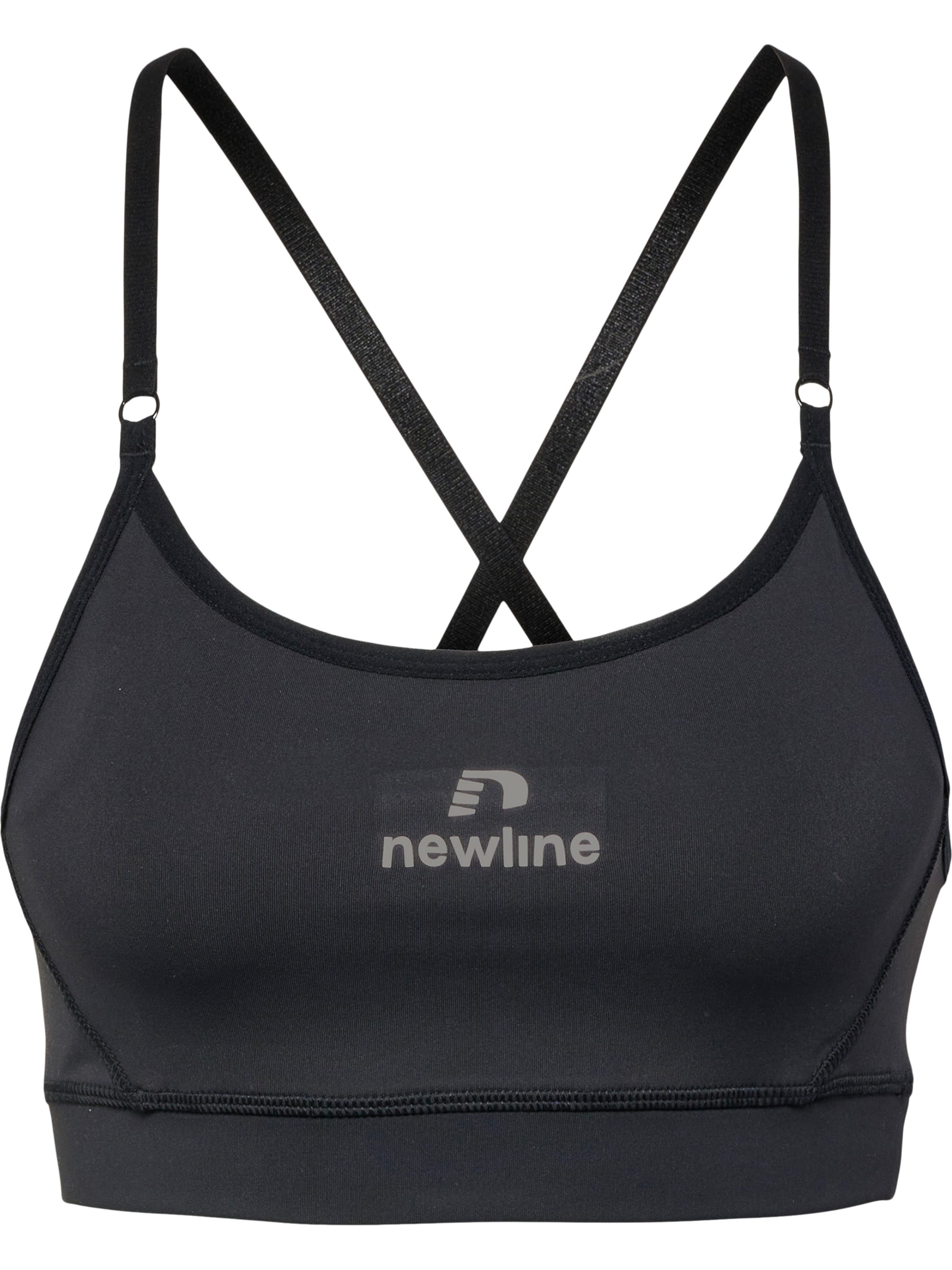 Newline Bustier Sport-BH 'AUGUSTA' in Schwarz: Vorderseite