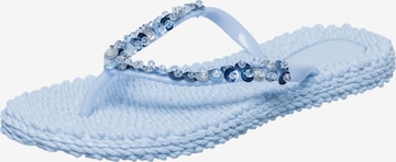 ILSE JACOBSEN Teenslipper 'BEET02' in Blauw: voorkant