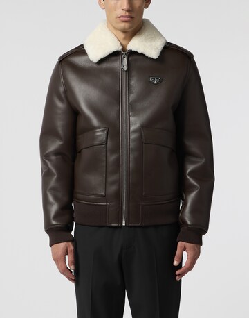 Philipp Plein - Casaco de inverno em castanho