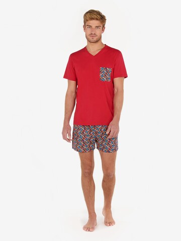 HOM Short Pajamas 'Turbie' in Mixed colors: front