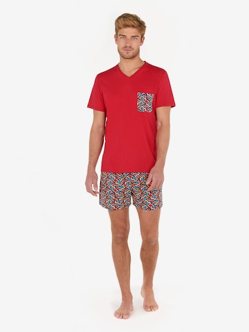 HOM Pyjama kort 'Turbie' in Gemengde kleuren: voorkant