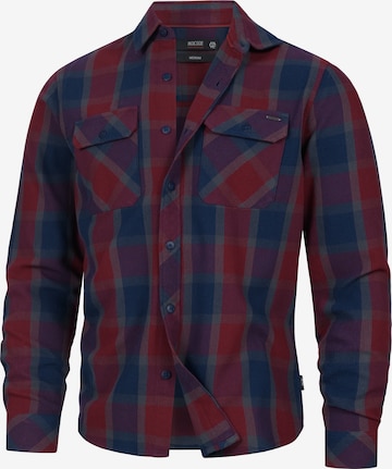 INDICODE JEANS Button Up Shirt 'Pomal' in Red: front