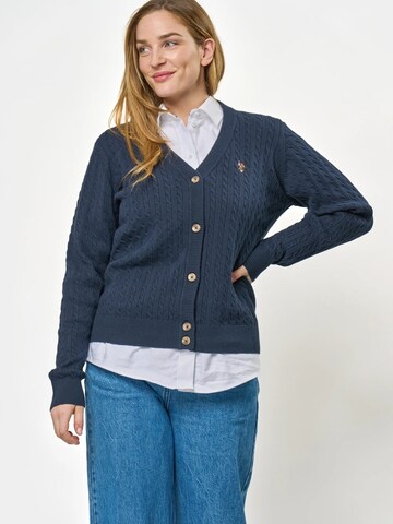 U.S. POLO ASSN. Cardigan 'Gill' i blå: forside