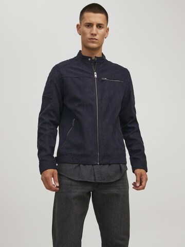 Coupe regular Veste mi-saison 'JCOROCKY JACKET' JACK & JONES en noir : devant