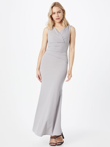 WAL G. Evening Dress 'MORGAN' in Grey: front